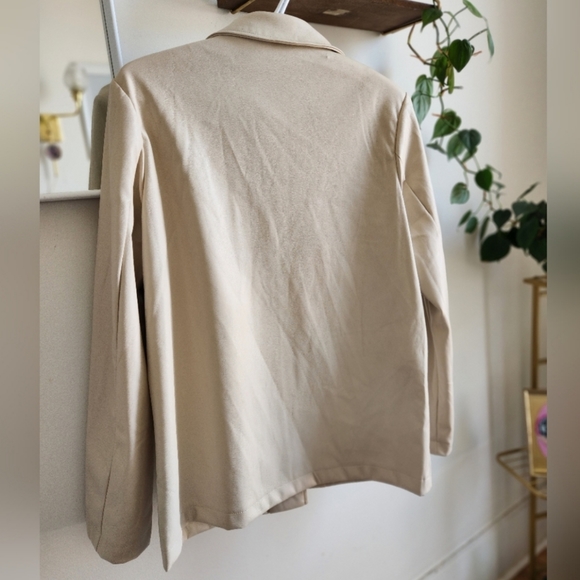 Faux Leather Blazer NWT - Picture 5 of 5